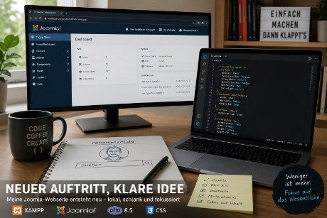 XAMPP, Joomla und KI: Der erste Schritt zum neuen Webauftritt