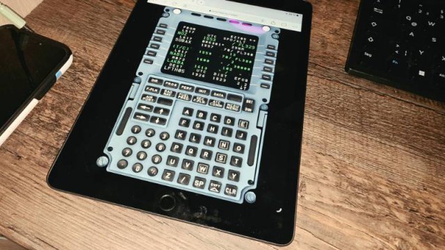 Die MCDU auf dem iPad: Flugsimulation in einer neuen Dimension