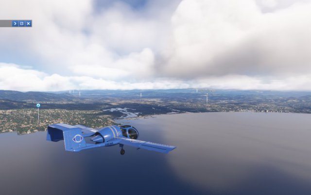 Entspannung in der Luft: Ein virtueller Flug entlang der Côte d’Azur